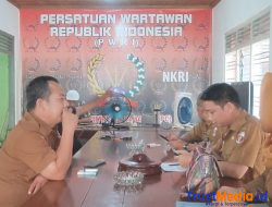 Perkuat Sinergi Pemerintah Dengan Insan Pers Kesbangpol Lampung Utara Sambangi DPC PWRI