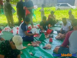 PT Sarana Global Quarry Serahkan Sapi Kurban, Iduladha di Banjar Agung Kian Penuh Kebersamaan
