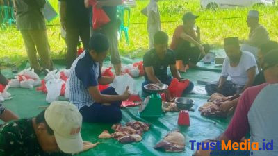PT Sarana Global Quarry Serahkan Sapi Kurban, Iduladha di Banjar Agung Kian Penuh Kebersamaan