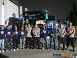 Kapolresta Serang Kota Pimpin Pengamanan Pemberangkatan Massa buruh Menuju Jakarta
