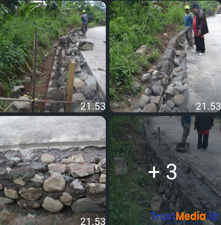 Investigasi DPW LPHL dan DPD PPWIL Proyek jalan di Desa Sukajaya Punduh Pidada di kerjakan asal jadi