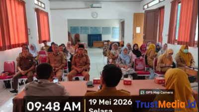 UPTD Puskesmas Waringin Kurung adakan Lokakarya Triwulan Lintas Sektor dalam rangka meningkatkan Yankesmas