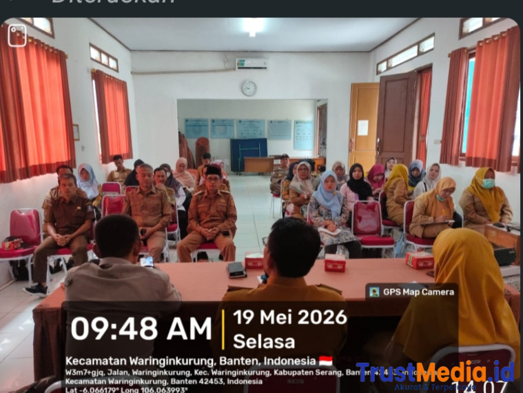 UPTD Puskesmas Waringin Kurung adakan Lokakarya Triwulan Lintas Sektor dalam rangka meningkatkan Yankesmas