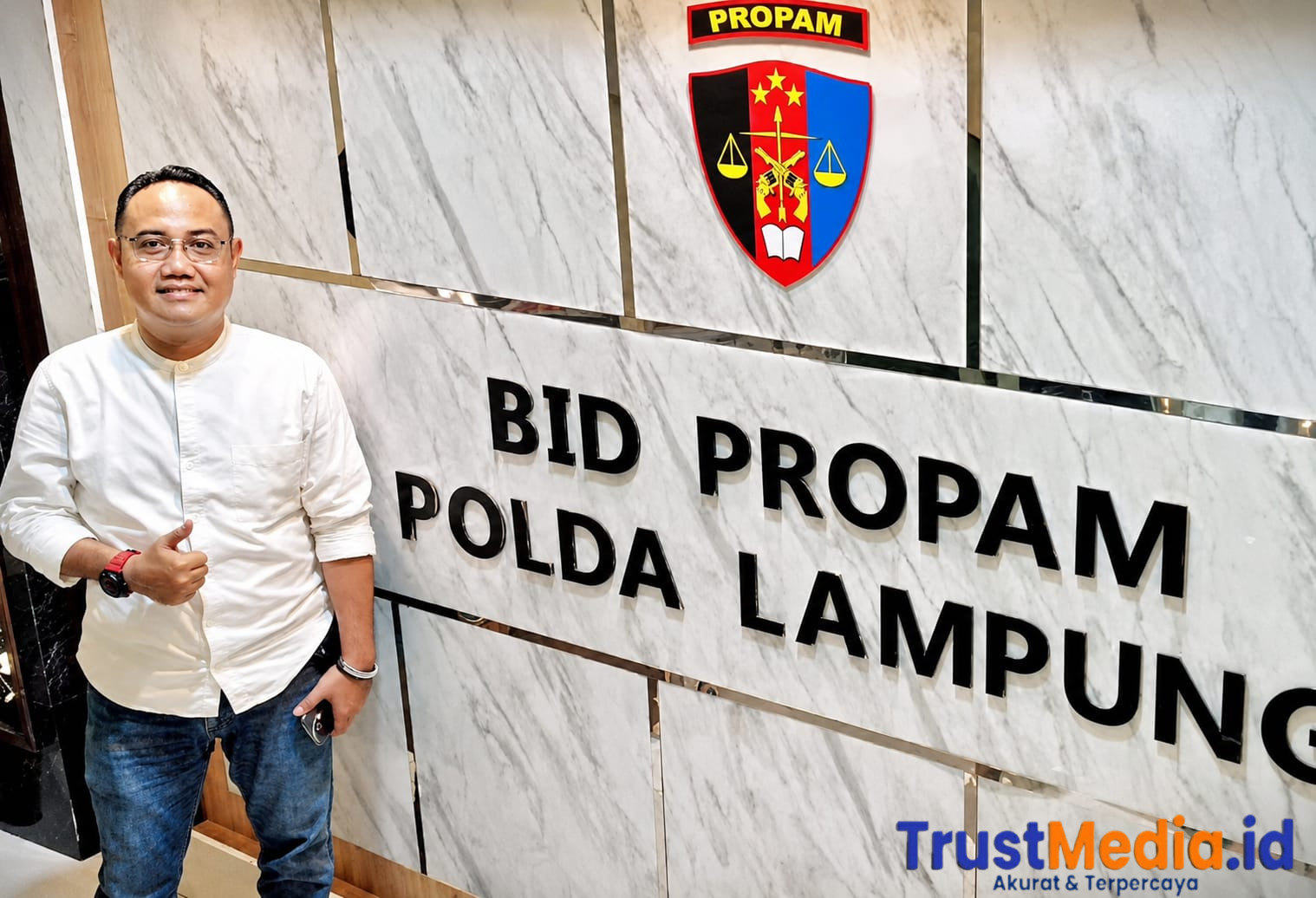 Nama Baik Dipertaruhkan di Ruang Publik, Herman Serahkan Bukti Tambahan ke Polda Lampung