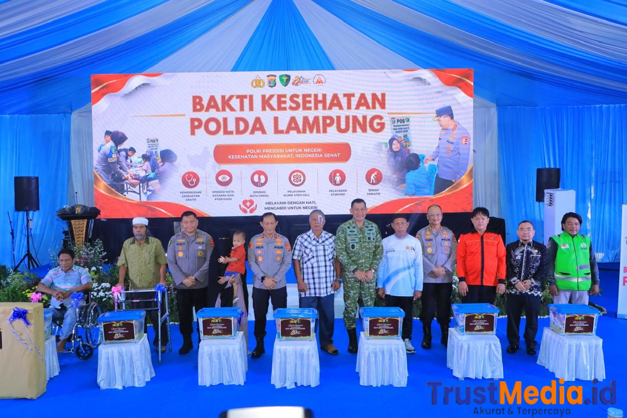 Sambut Hari Bhayangkara Ke-80, Polda Lampung Gelar Bakti Kesehatan untuk 7.600 Warga dan Luncurkan Layanan Modern