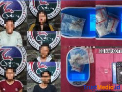 Perangi Narkoba, Satresnarkoba Polres Lampung Timur Tangkap 5 Pelaku dalam Satu Malam