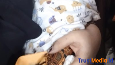 Geger Warga peluasan sukadana  Lampung timur temukan bayi 