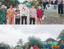 PT SJAK bersama Warga Resmikan Jalan Cor Yang di Bangun Oleh Biaya CSR