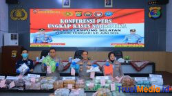 Polda Lampung Sita Narkoba Rp235 Miliar di Bakauheni, 24 Tersangka Pengedar Diamankan