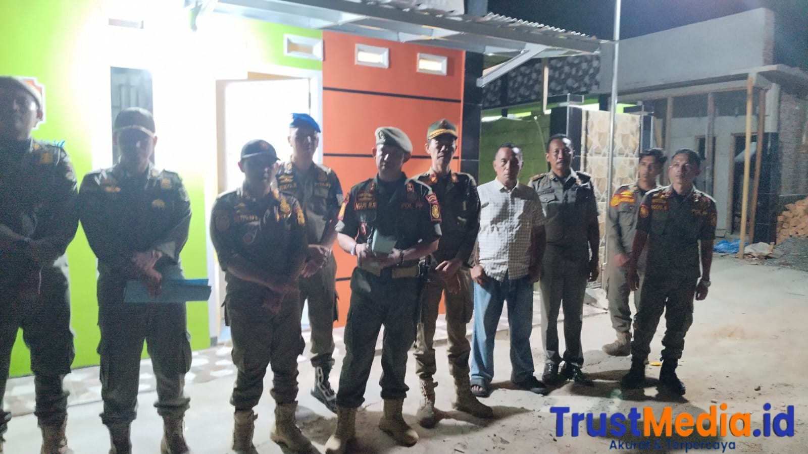 Satpol-PP  Kabupaten Lampung Timur menggelar razia rutin penertiban kos-kosan