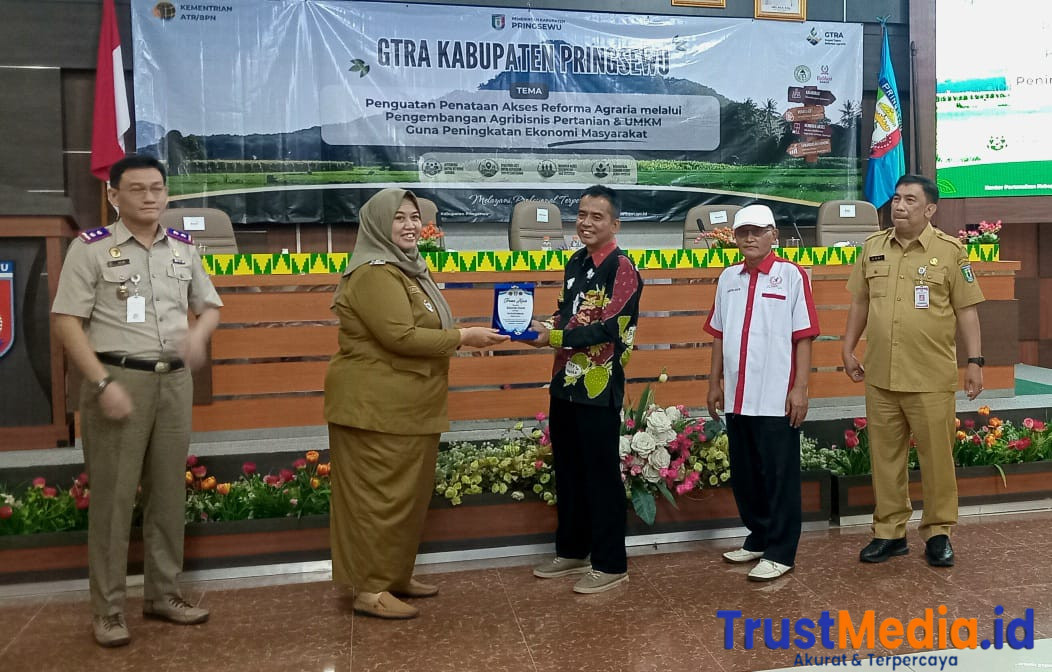 Pemkab dan Kantah Pringsewu Gelar Rakor Penyelenggaraan Reforma Agraria 2026