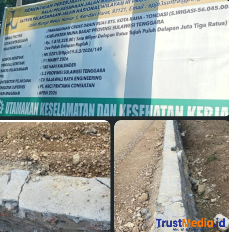 Proyek APBN Rp1,8 Miliar Retak Dini, Ada Apa dengan Talud Jembatan Lakalamba?